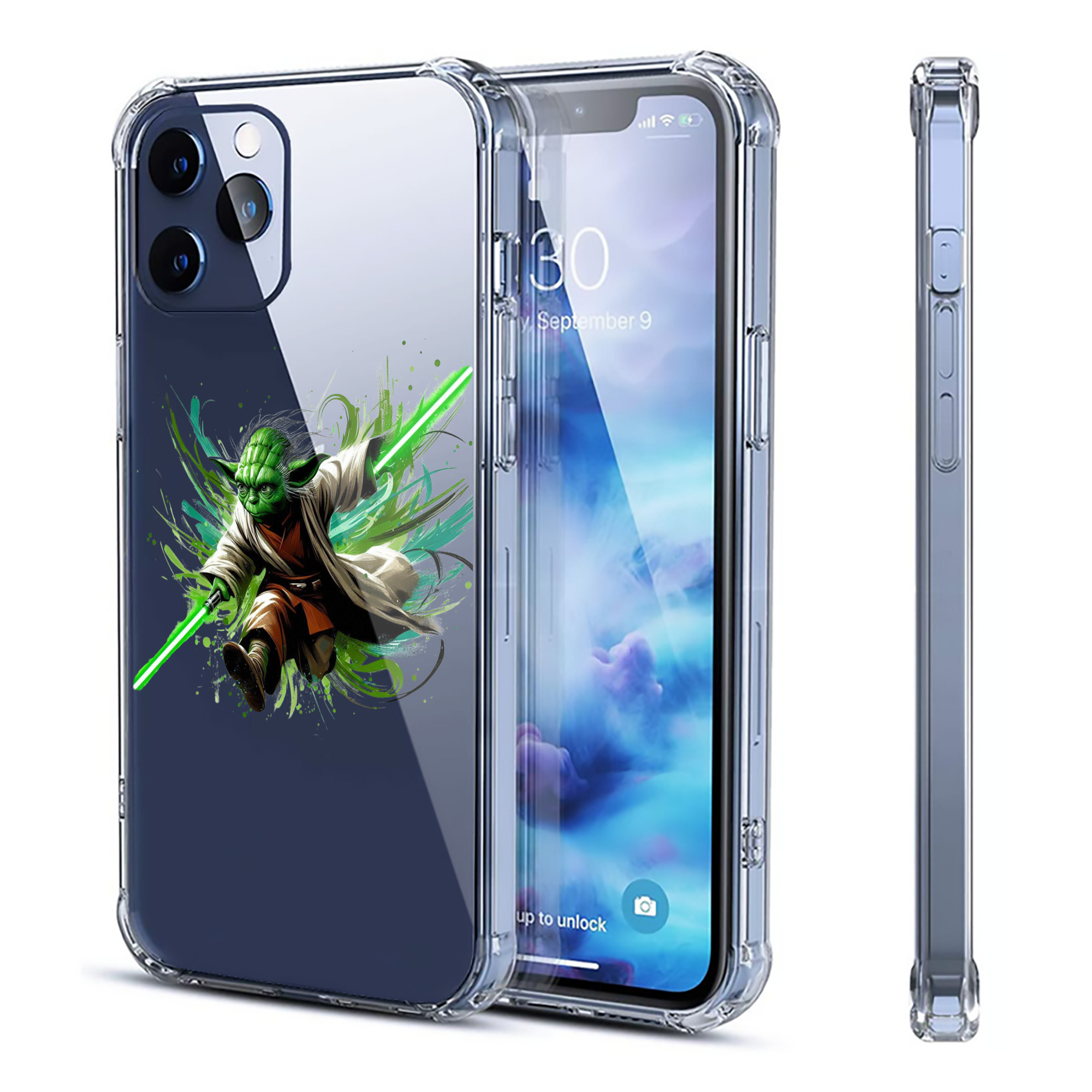 （画像用） スター・ウォーズ Star Wars 【iPhone 12シリーズ対応】透明スマホケース（クリアソフトケース）
